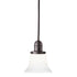 Hudson Valley Vintage 1 Light Pendant Model: 3101-OB-341