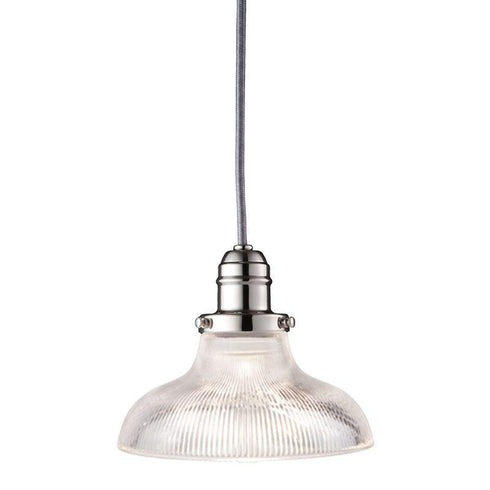 Hudson Valley Vintage 1 Light Pendant Model: 3101-OB-R08