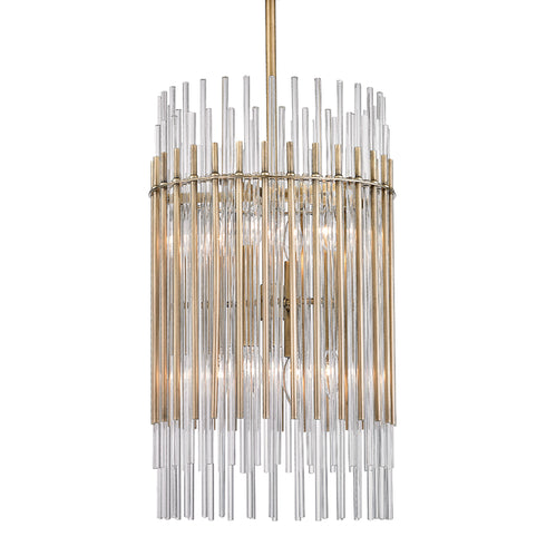 Hudson Valley Wallis 8 Light Pendant Model: 6315-AGB