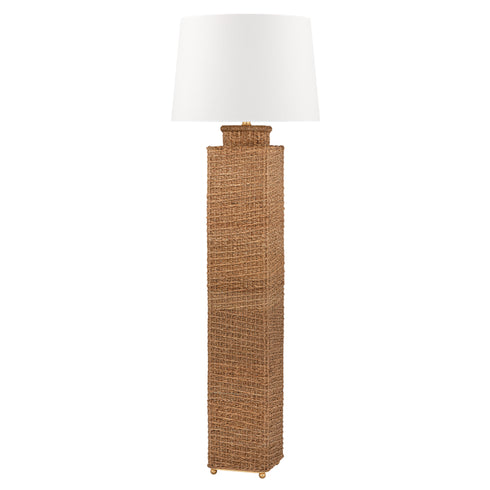 Hudson Valley Weaver 1 Light Floor Lamp Model: L1393-GL