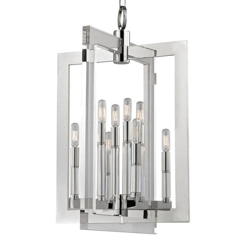 Hudson Valley Wellington 8 Light Large Pendant Model: 9323-AGB