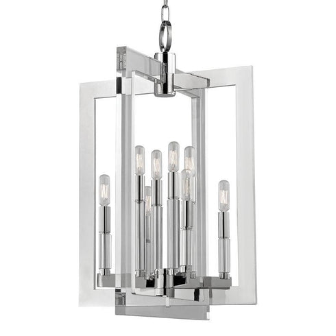 Hudson Valley Wellington 8 Light Medium Pendant Model: 9317-AGB