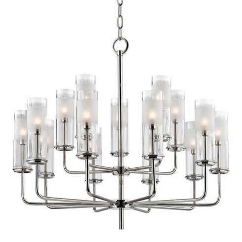 Hudson Valley Wentworth 15 Light Chandelier Model: 3930-PN
