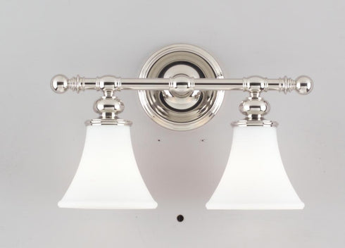 Hudson Valley Weston 2 Light Bath Bracket Model: 4502-PN