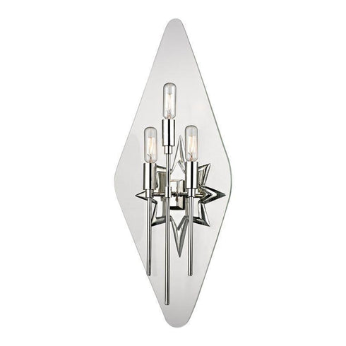 Hudson Valley Westport 3 Light Wall Sconce With Cle Model: 310-AGB