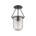 Hudson Valley Willet 1 Light Semi Flush Model: 200-PN