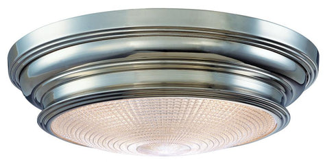Hudson Valley Woodstock 3 Light Flush Mount Model: 7516-SN