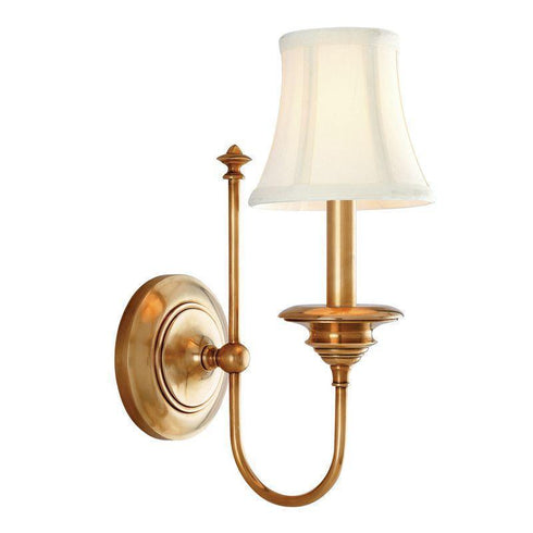 Hudson Valley Yorktown 1 Light Wall Sconce Model: 8711-AGB