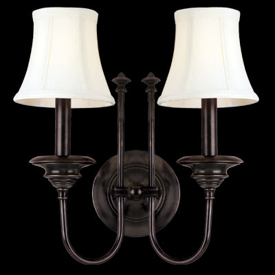 Hudson Valley Yorktown 2 Light Wall Sconce Model: 8712-AGB