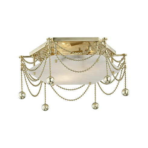 Hudson Valley Zariah 3 Light Flush Mount Model: 5217-AGB
