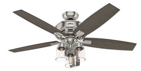 Hunter Fans Bennett Fan With 3 Lights 52 Inch Model: 54190