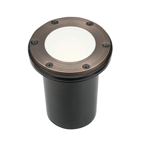 Kichler 12v Brass In Ground W Frosted Model: 15481CBR