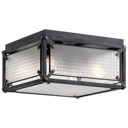 Kichler 4 Light Flush Mount Model: 44336DBK