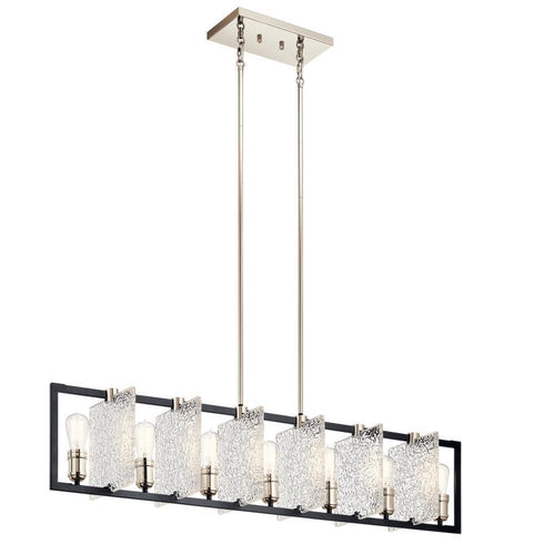 Kichler 7 Light Linear Chandelier Model: 43978BK