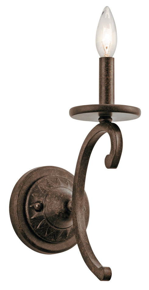 Kichler Caldella 1 Light Wall Sconce Model: 43773AGZ