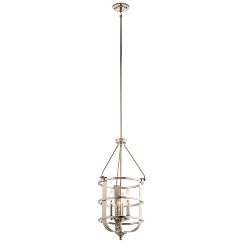 Kichler Chatham(Tm) 3 Light Foyer Pendant Model: 44115PN