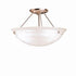 Kichler Cove Molding Top Glass 3 Light Semi Flush Model: 3122NI
