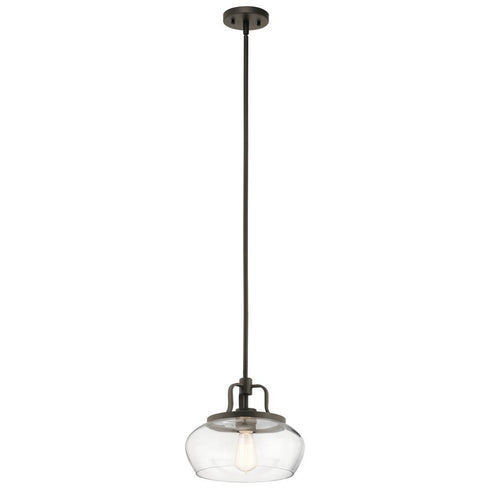 Kichler Davenport 1 Light Pendant Semi Flush
