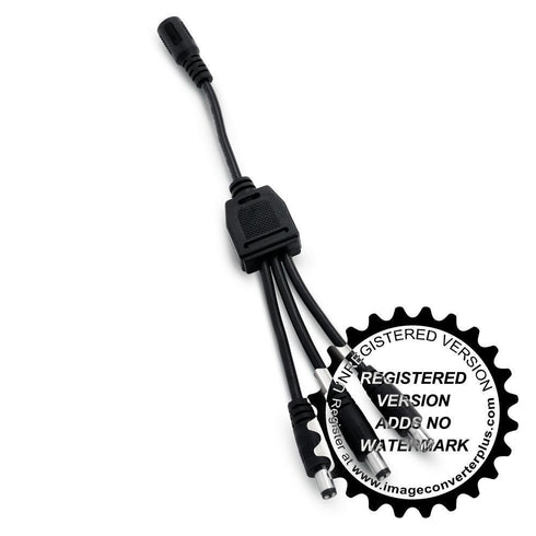 Kichler Dry Tape Accessory 3 Way Dc Splitter Model: 1DC3BK
