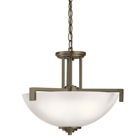 Kichler Eileen 3 Light Pendan Semi Flush Model: 3797OZS