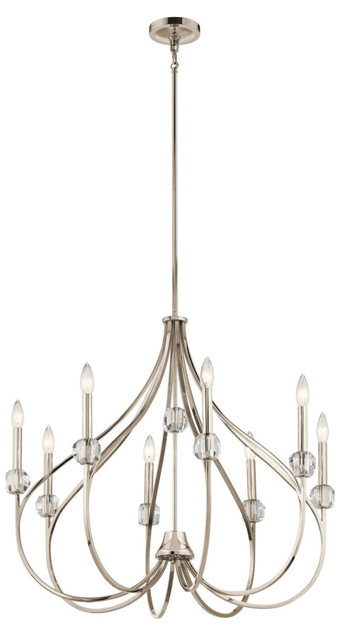 Kichler Eloise 8 Light Chandelier Model: 43721PN
