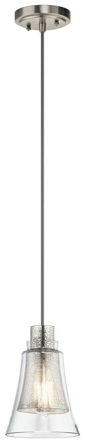 Kichler Evie 1 Light Mini Pendant Model: 43629NI