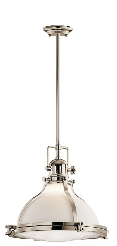 Kichler Hatteras Bay 1 Light Pendant Model: 43767PN