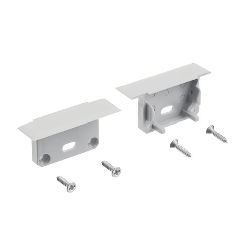 Kichler Ils Te Series Tape Extrusion End Cap 5 Pair Model: 1TEE2STRCSSIL