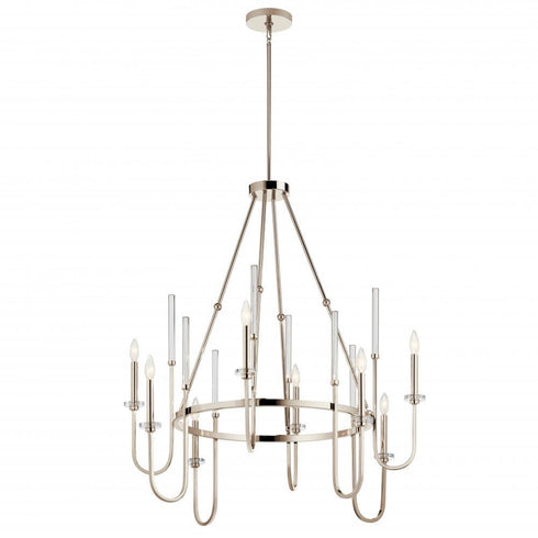 Kichler Kadas 8 Light Chandelier Model: 52210PN