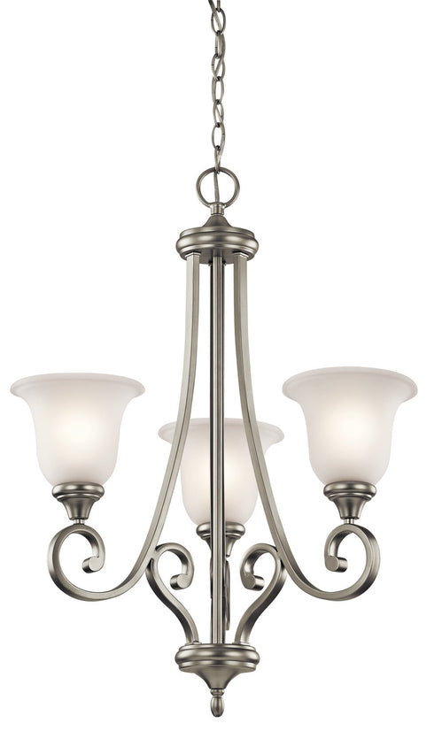 Kichler Monroe 3 Light Chandelier Model: 43155NI