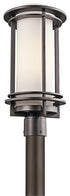 Kichler Pacific Edge 1 Light Outdoor Post Mt Model: 49349AZ