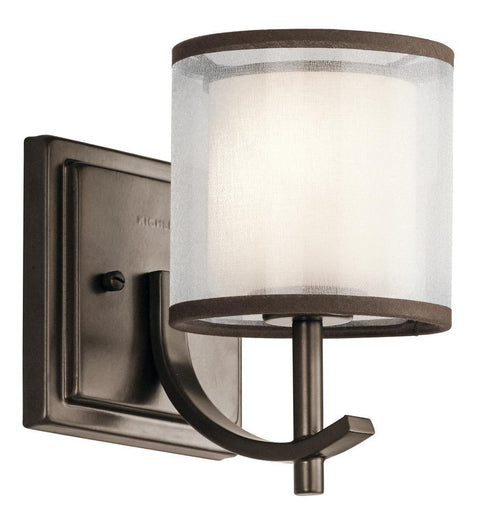 Kichler Ridgewood 1 Light Wall Sconce Model: 45449MIZ