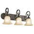 Kichler Ridgewood 3 Light Bath Model: 45055OZ