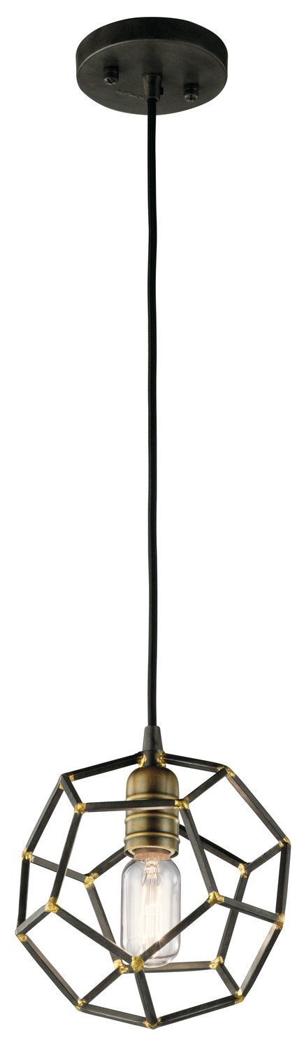 Kichler Rocklyn 1 Light Mini Pendant Model: 43719RS
