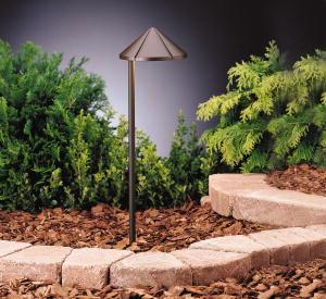 Kichler Six Groove Path & Spread 1 Light 12v Model: 15315AZT