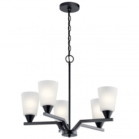 Kichler Skagos 5 Light Chandelier Model: 52231BK