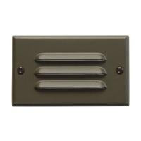 Kichler Step And Hall 120v LED Step Light Horiz. Louver Model: 12600AZ