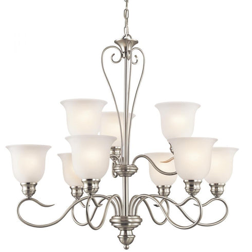 Kichler Tanglewood 9 Light LED Chandelier Model: 42907NIL18