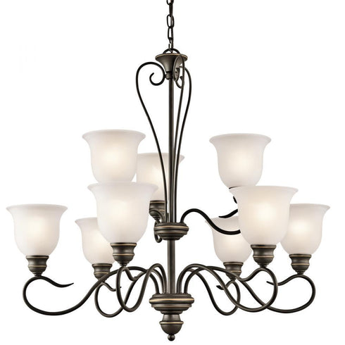 Kichler Tanglewood 9 Light LED Chandelier Model: 42907NIL18