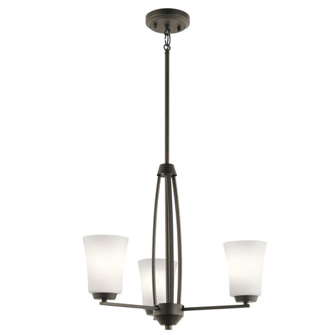 Kichler Tao 3 Light Chandelier Model: 44050OZ