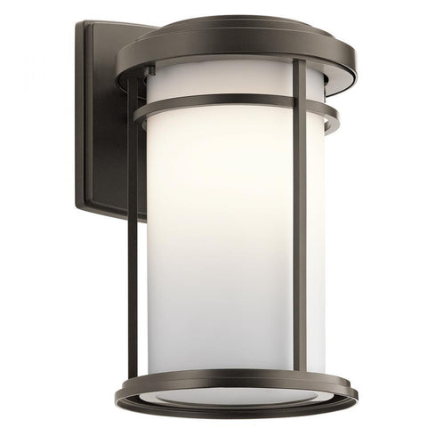 Kichler Toman 1 Light Outdoor Wall Model: 49687BK