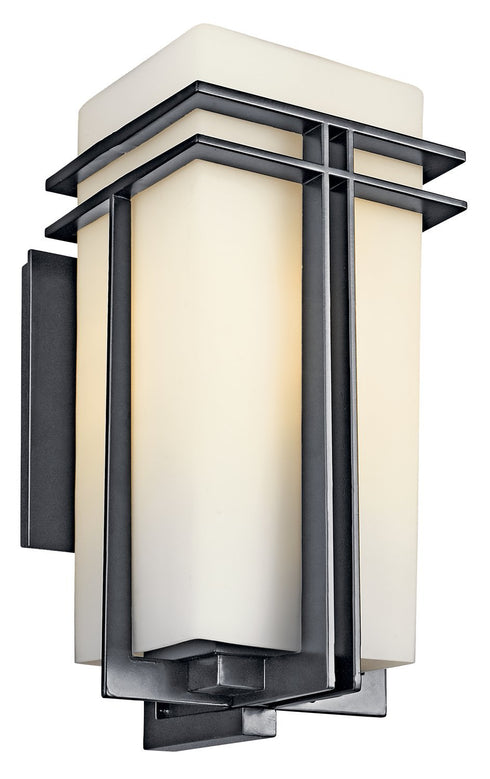 Kichler Tremillo‚Ñ¢ 1 Light Outdoor Wall Model: 49203BK