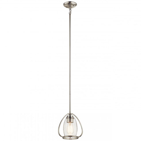 Kichler 1 Light Mini Pendant Model: 44058NI