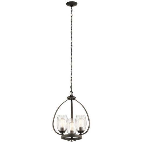 Kichler Tuscany 3 Light Mini Chandelier Model: 44059OZ