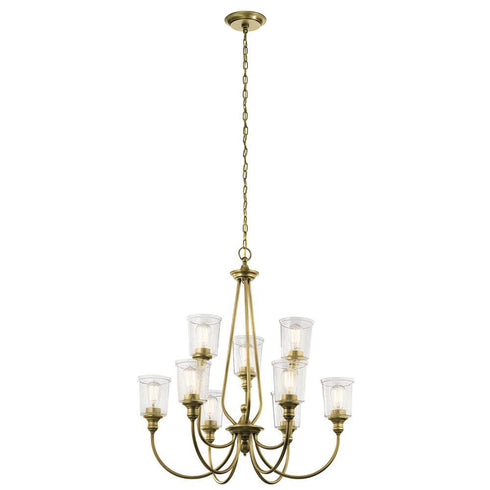 Kichler Waverly 9 Light Chandelier Model: 43948CLP