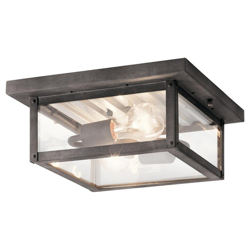 Kichler Wayland 2 Light Outdoor Ceiling Model: 49875WZC