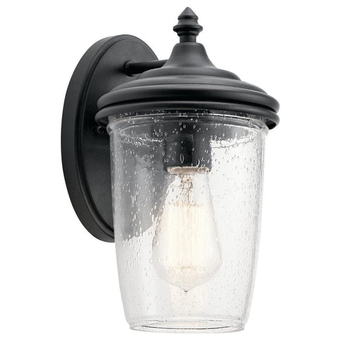 Kichler Yorke 1 Light Outdoor Wall Model: 49820BKT