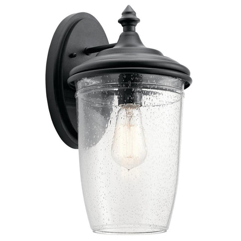 Kichler Yorke 1 Light Outdoor Wall Model: 49821BKT