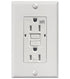 LiteLine 20amp Auto Monitoring 125v Tamper Weather Model: GFCI-20AMWR-WH