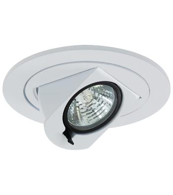 LiteLine 4 Inch Trim Mr16 12v 50 Watt 2 Clip Model: GR-TH24-WH